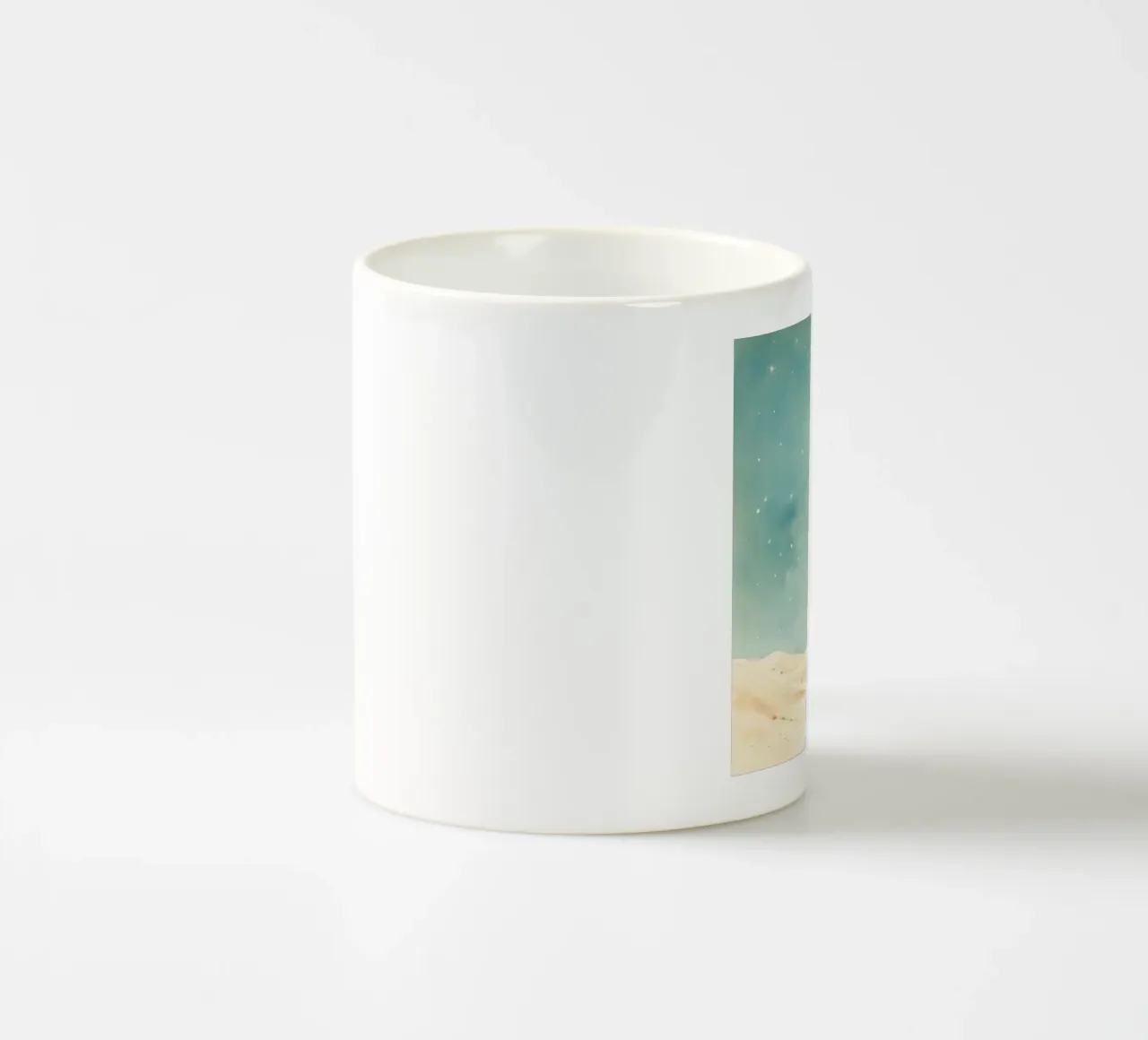 Sciacallo minimo 2 tazza in ceramica da Minimal Animal Art