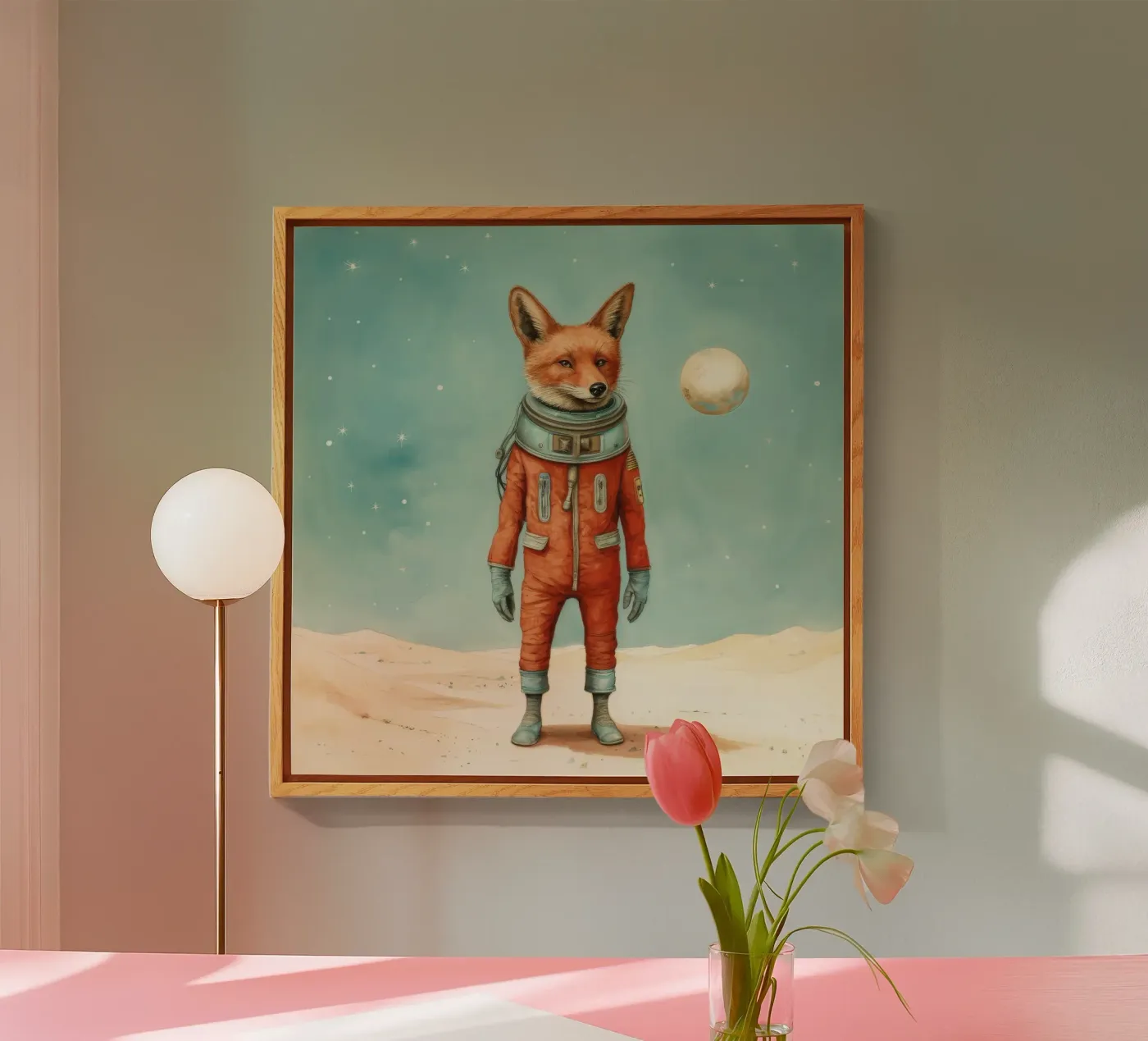 Minimal Jackal plexiglas de Minimal Animal Art