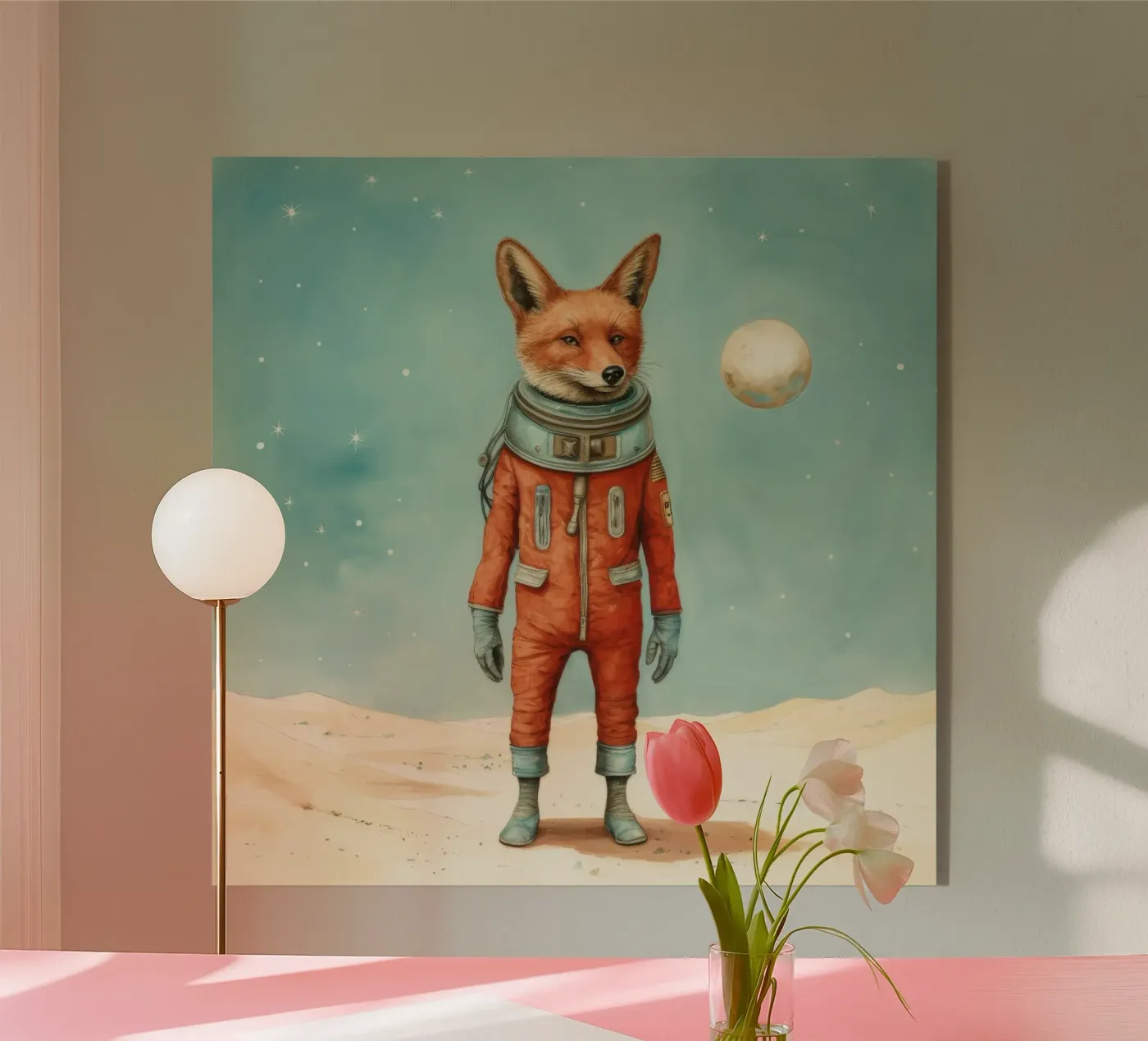 Minimal Jackal plexiglas de Minimal Animal Art