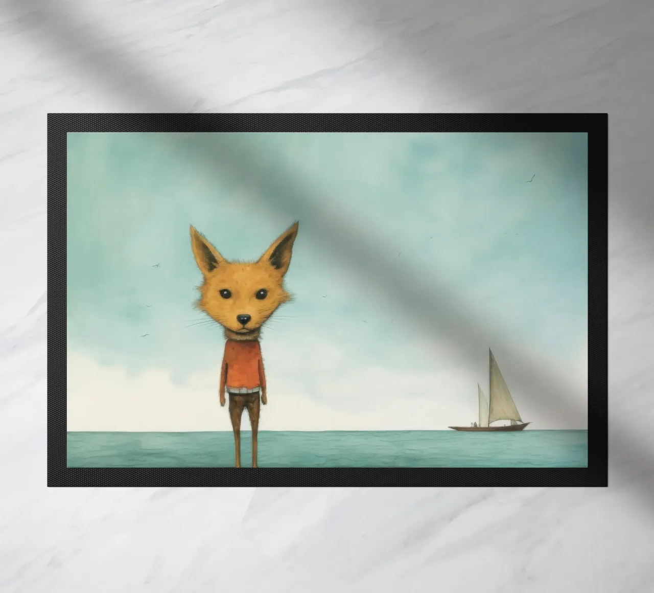 Sciacallo minimo 3 zerbino da Minimal Animal Art