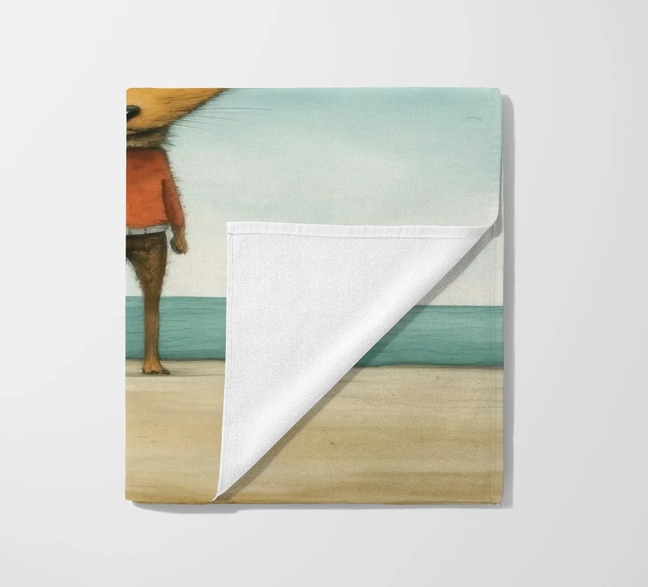 Minimal Jackal telo mare da Minimal Animal Art