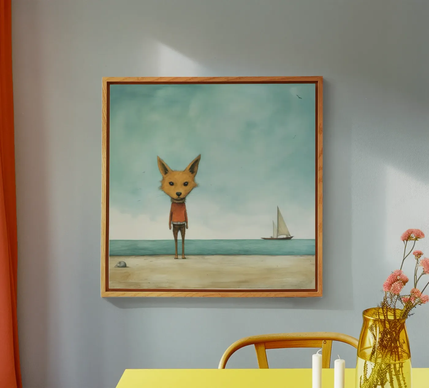 Minimo Jackal plexiglass da Minimal Animal Art