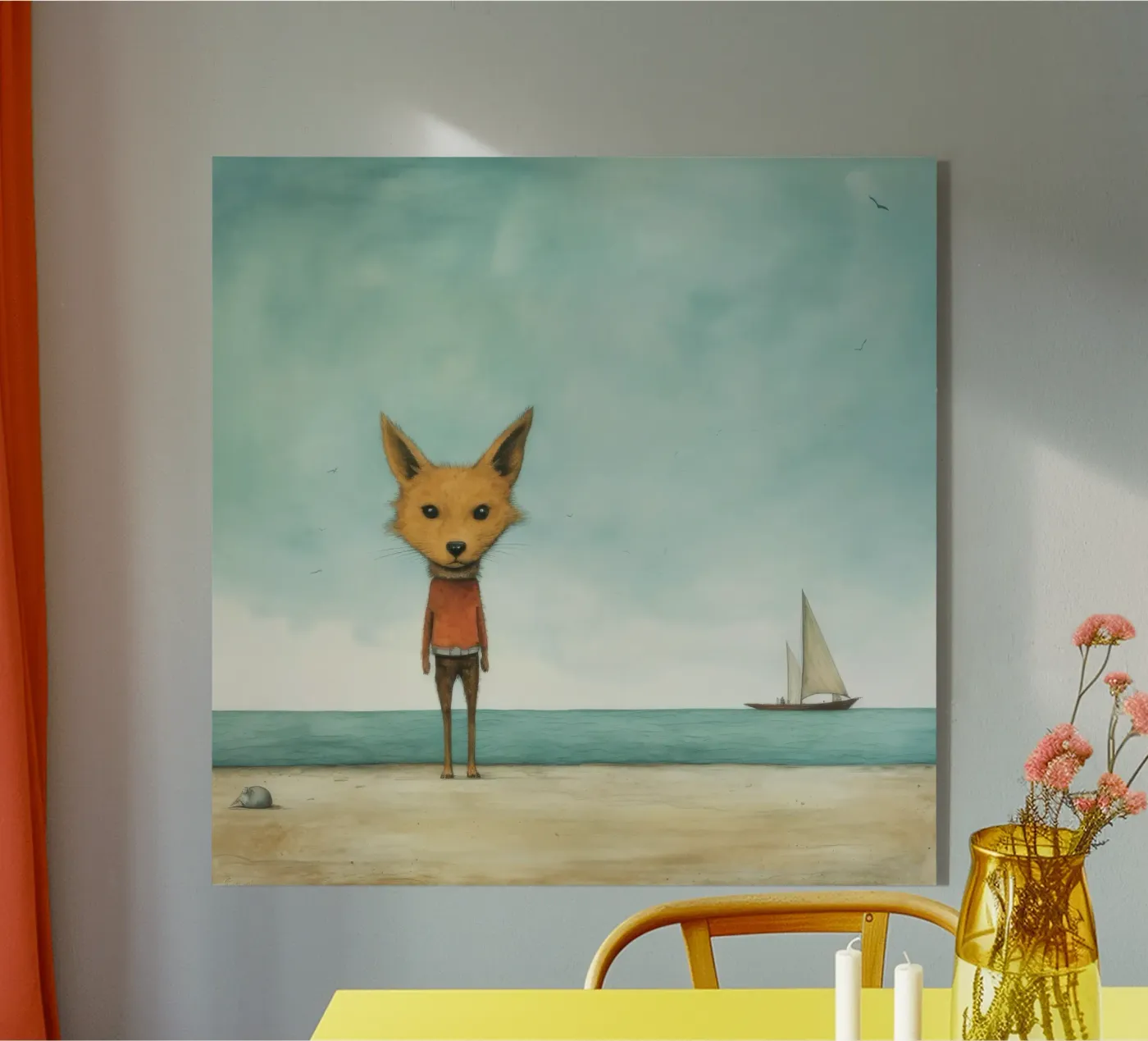 Minimo Jackal plexiglass da Minimal Animal Art