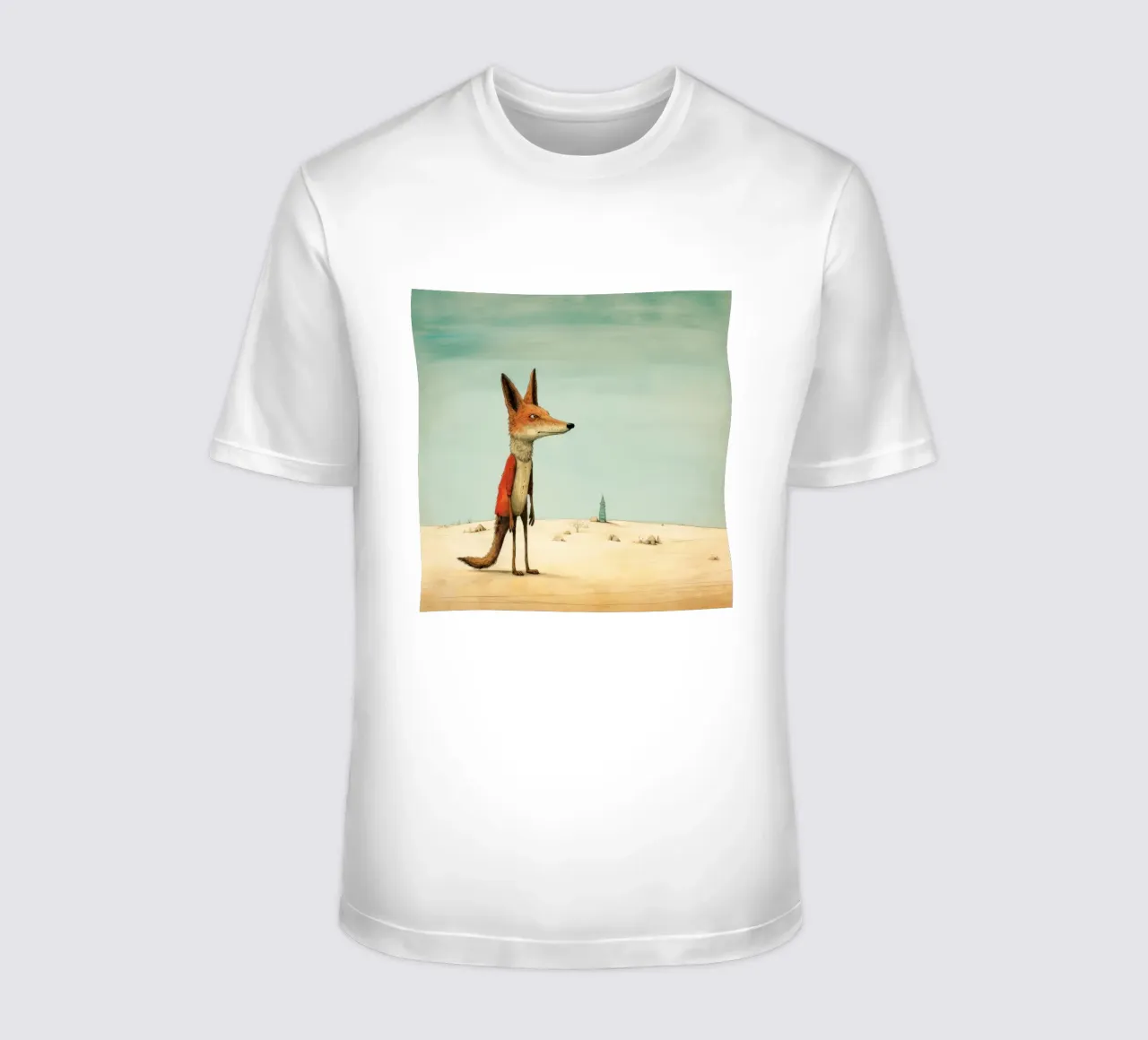Sciacallo minimo 4 t-shirt da Minimal Animal Art