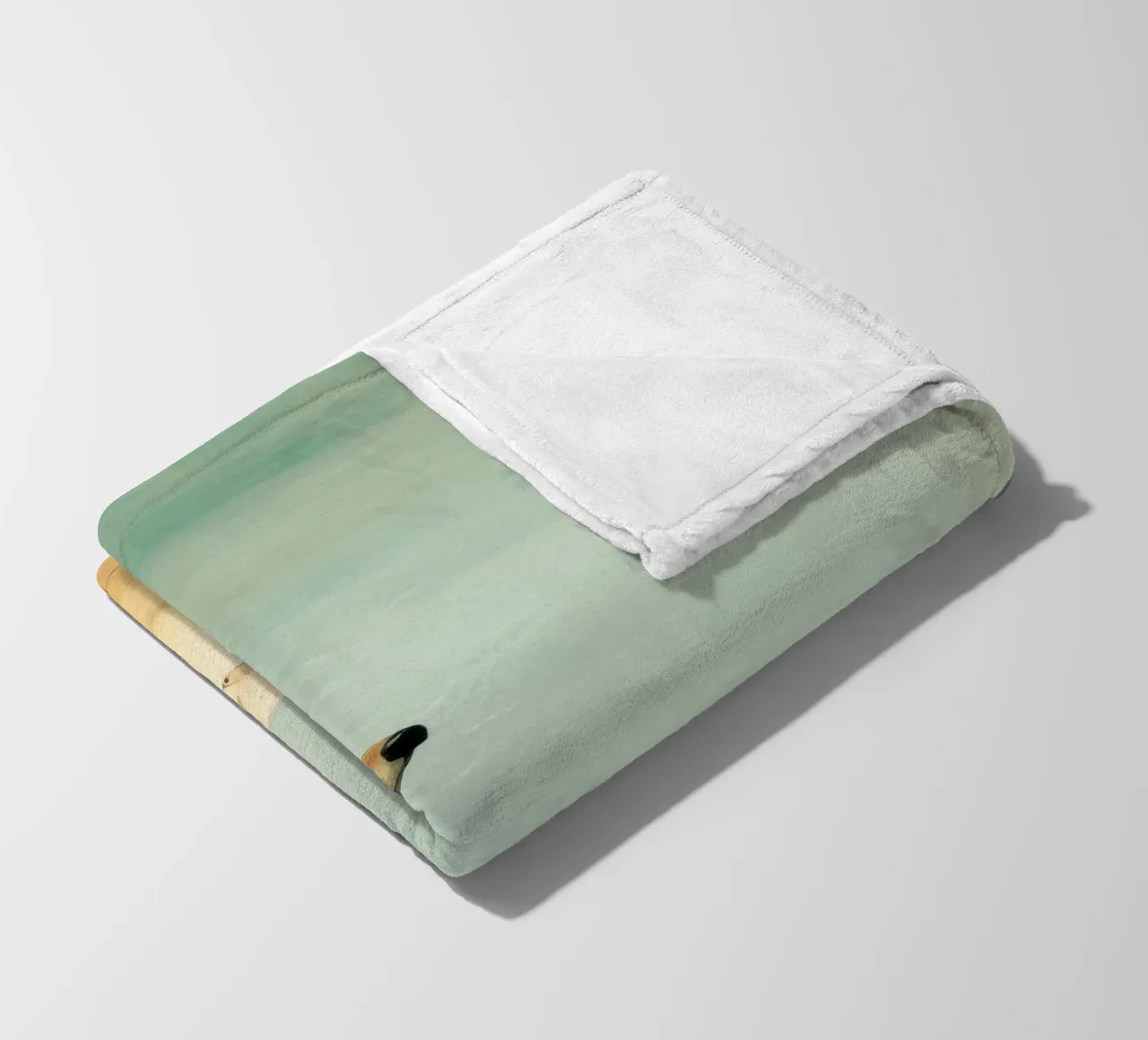 Sciacallo minimo 4 coperta in pile da Minimal Animal Art
