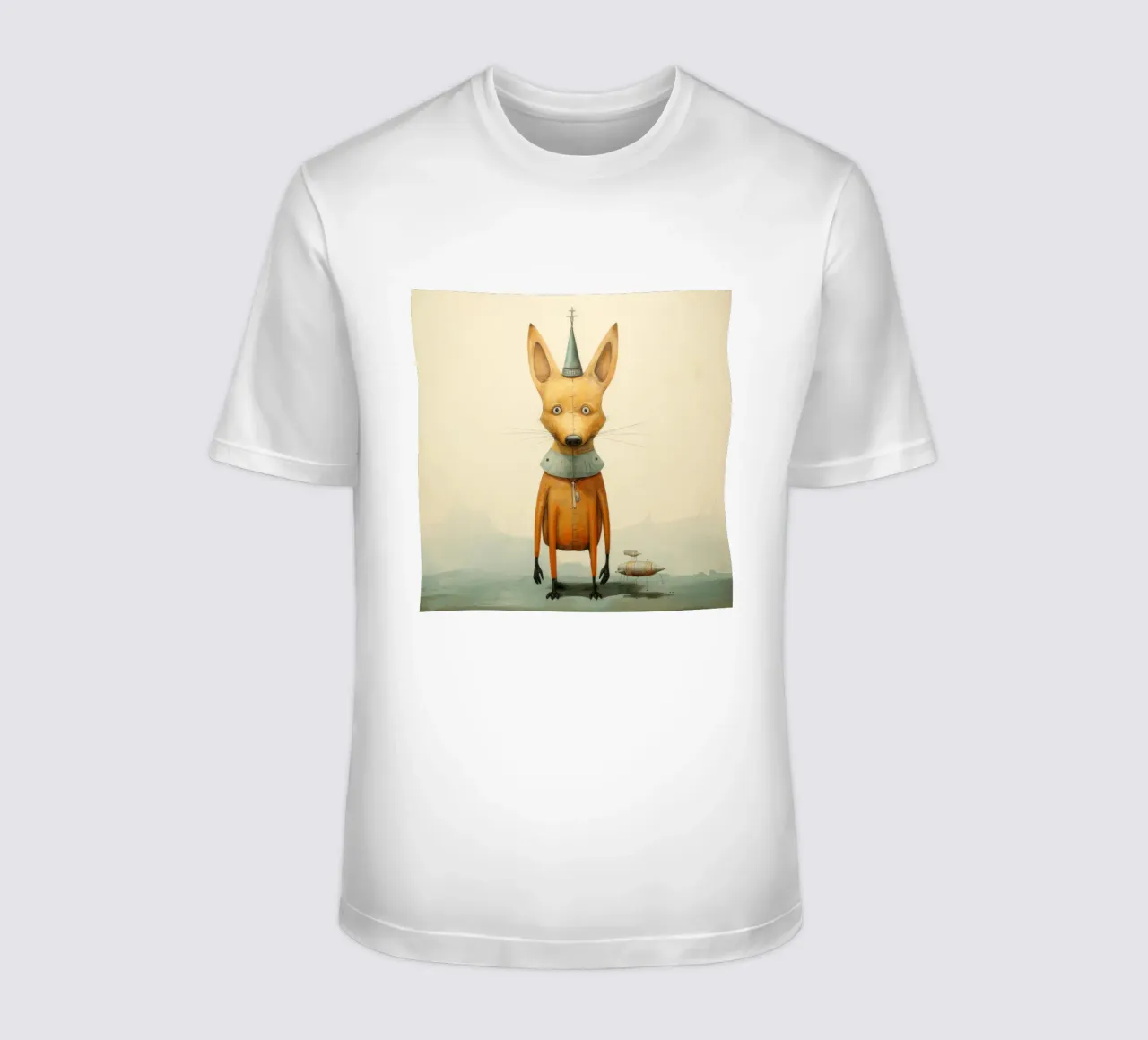 Sciacallo minimo 1 t-shirt da Minimal Animal Art