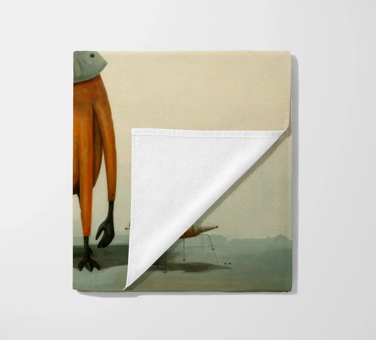 Minimal Jackal telo mare da Minimal Animal Art