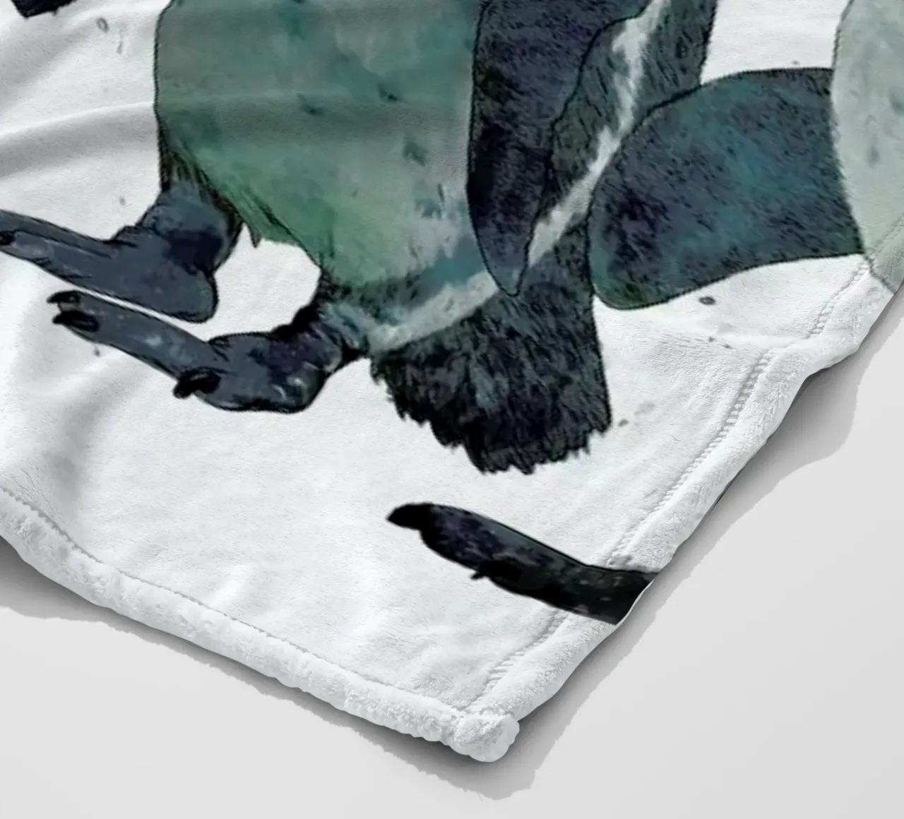 Penguins coperta in pile da Laura Graves