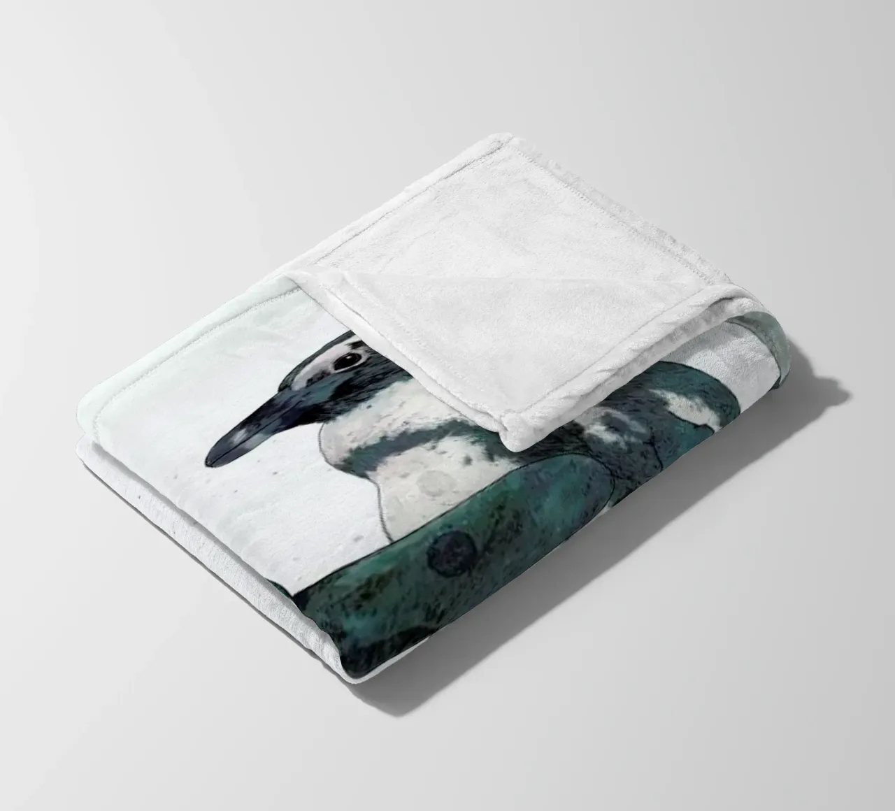 Penguins coperta in pile da Laura Graves