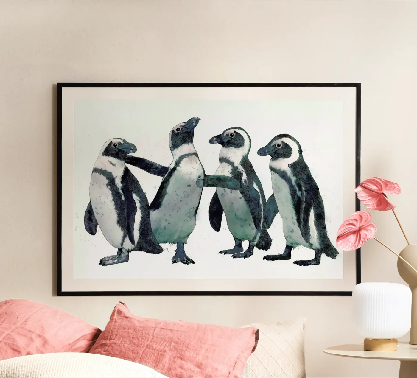 Penguins poster da Laura Graves