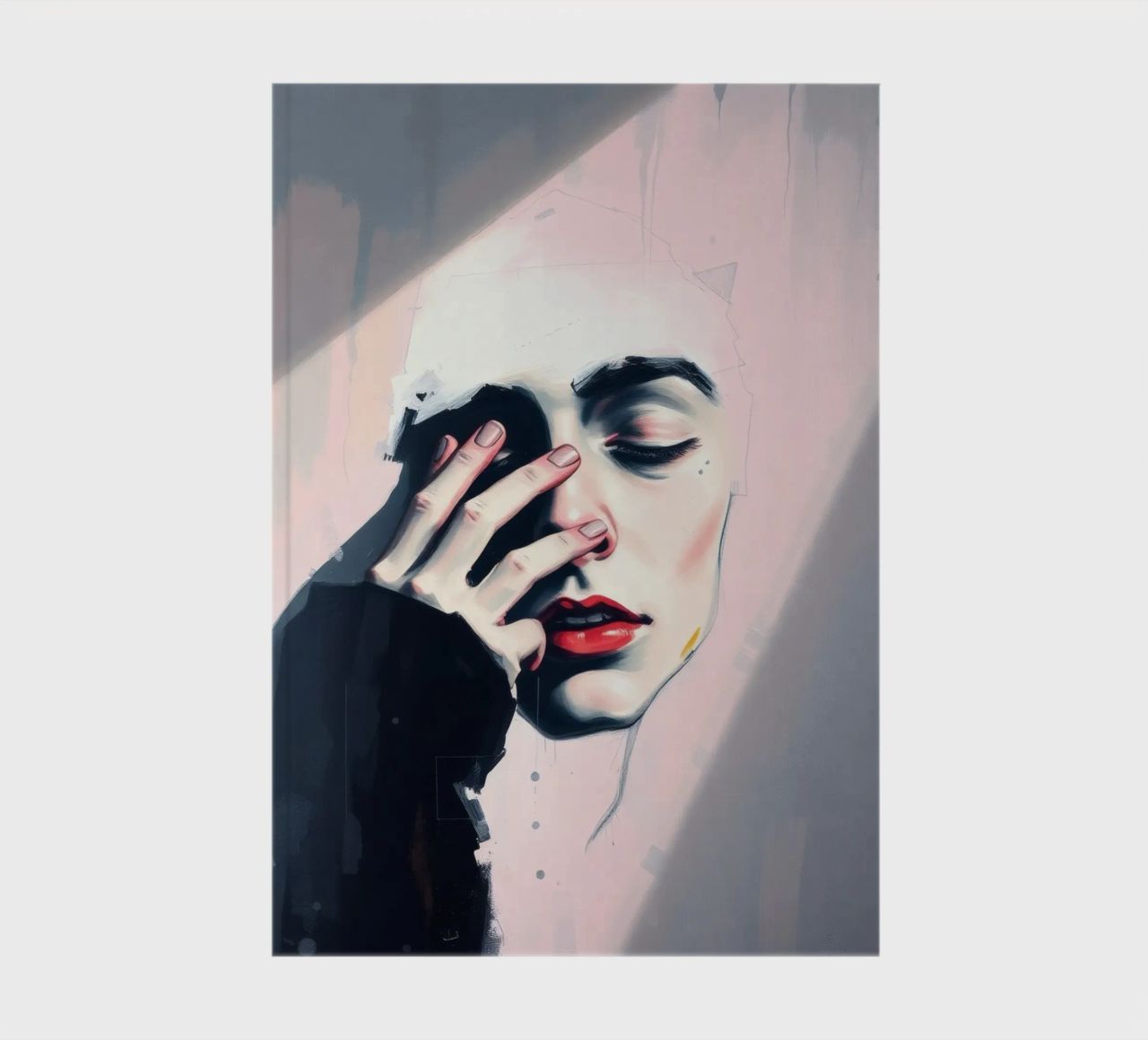 Expression of emotion captured through art notebook by DesignDoodle