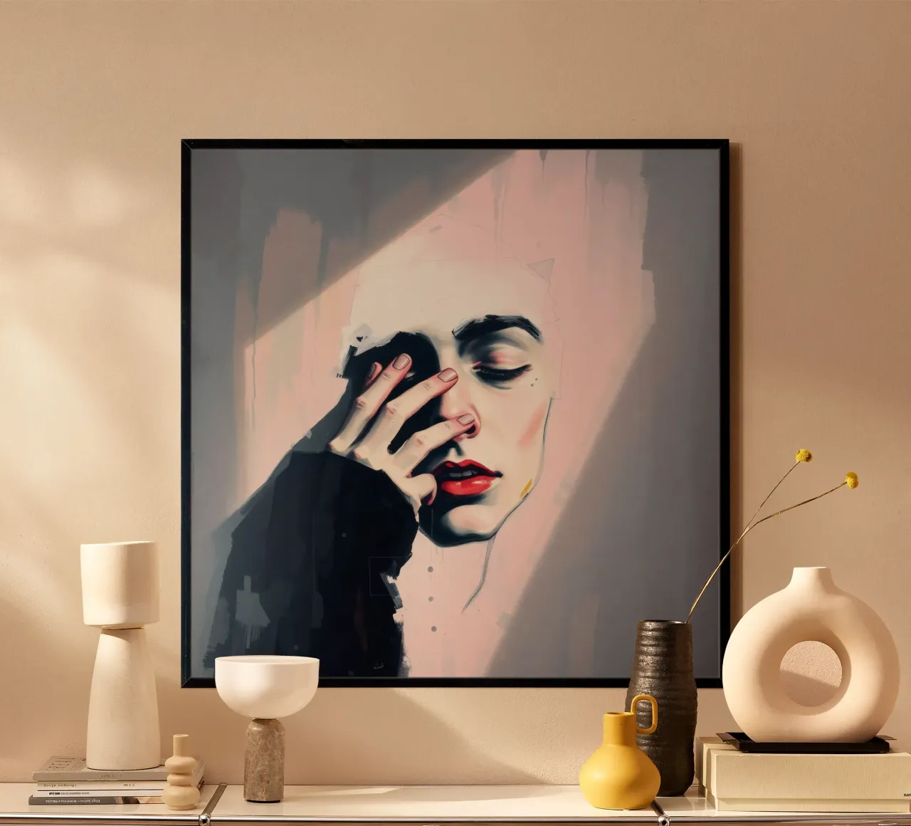 Expression of emotion captured through art hahnemühle by DesignDoodle