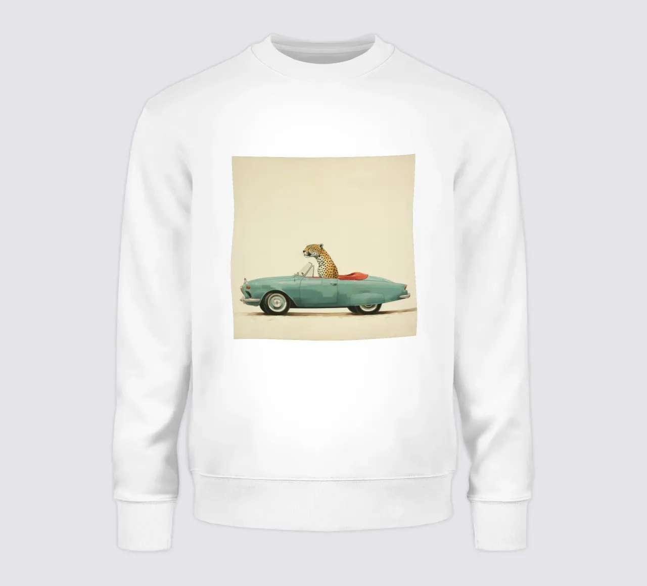 Jaguar minimale felpa da Minimal Animal Art