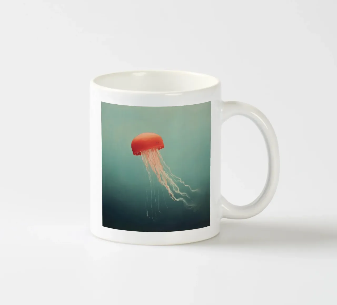 Medusa minima 2 tazza in ceramica da Minimal Animal Art
