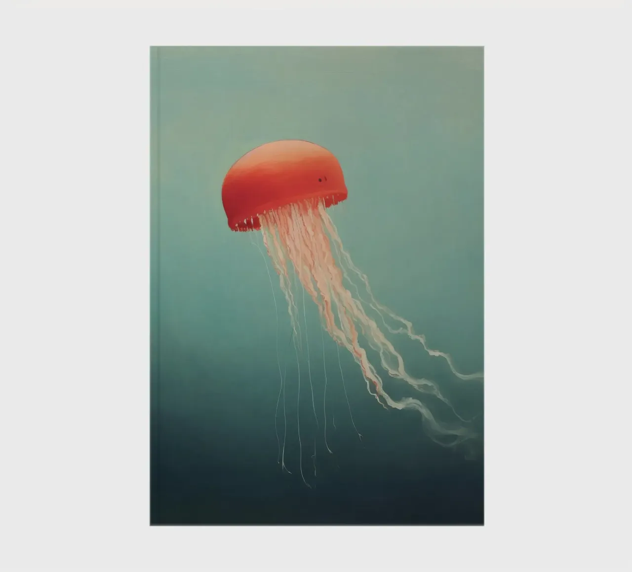 Minimal Jellyfish 2 notebook by Minimal Animal Art