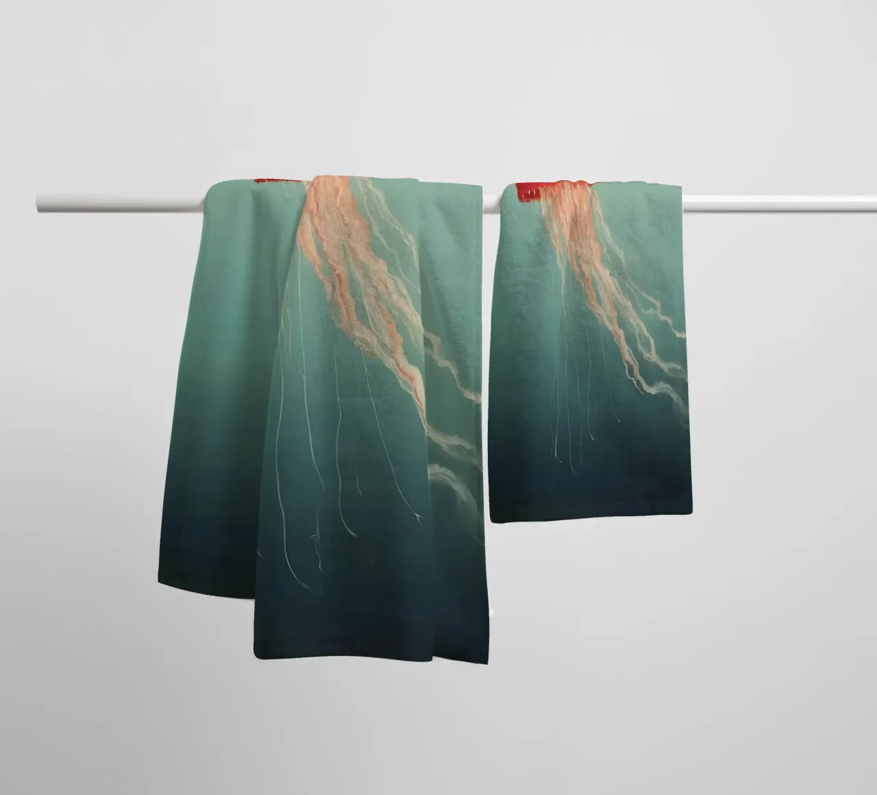 Medusa minima 2 asciugamano da bagno da Minimal Animal Art