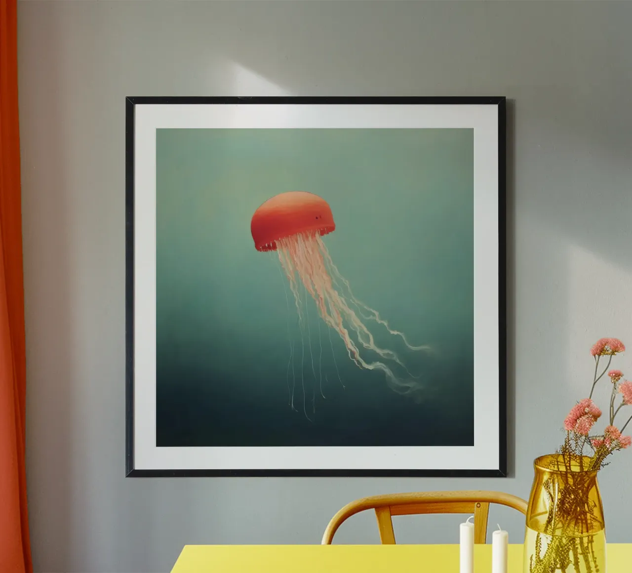 Medusa minima 2 poster da Minimal Animal Art