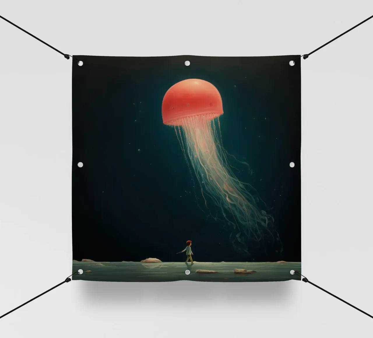 Medusa minima 3 telo in pvc da Minimal Animal Art