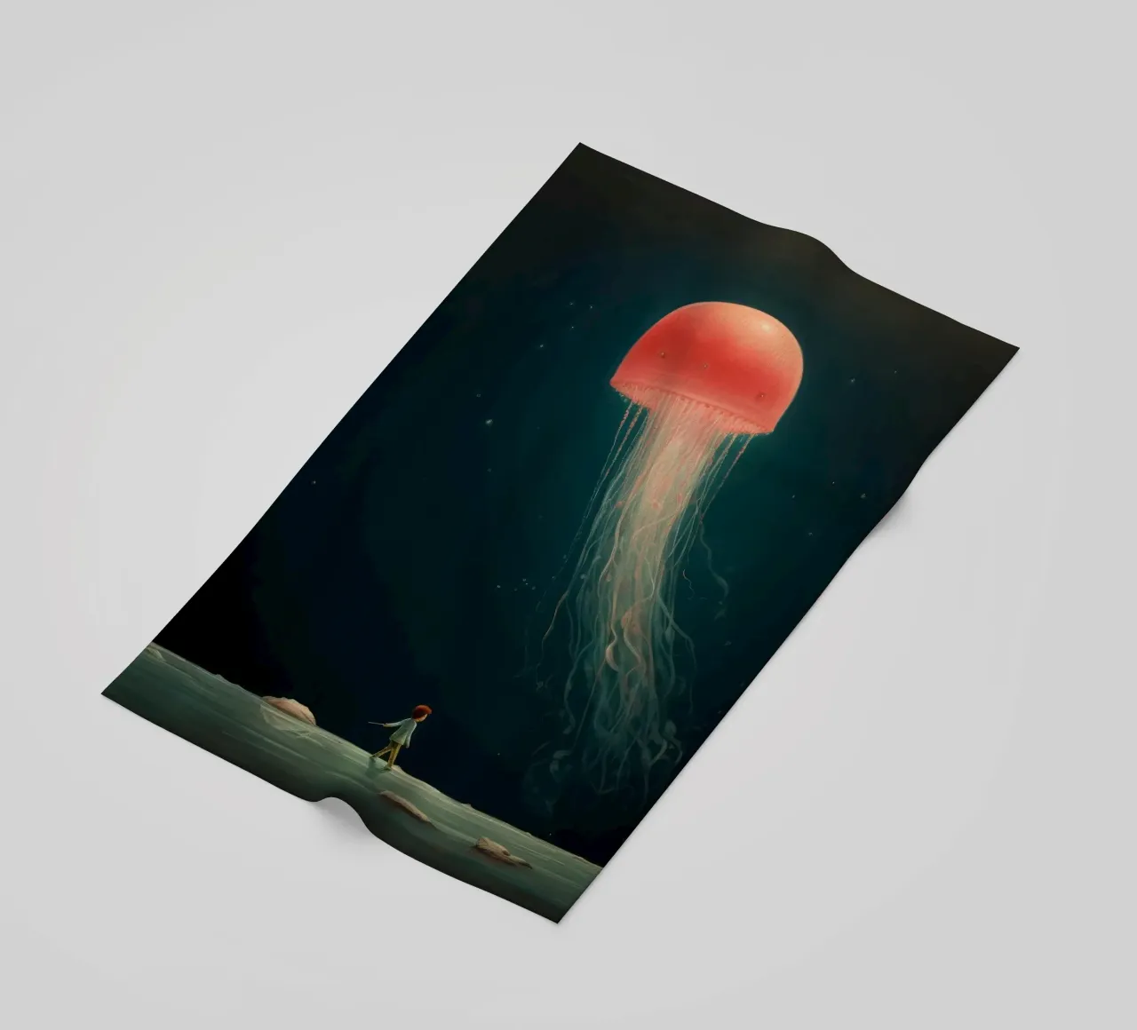 Medusa minima 3 telo mare da Minimal Animal Art