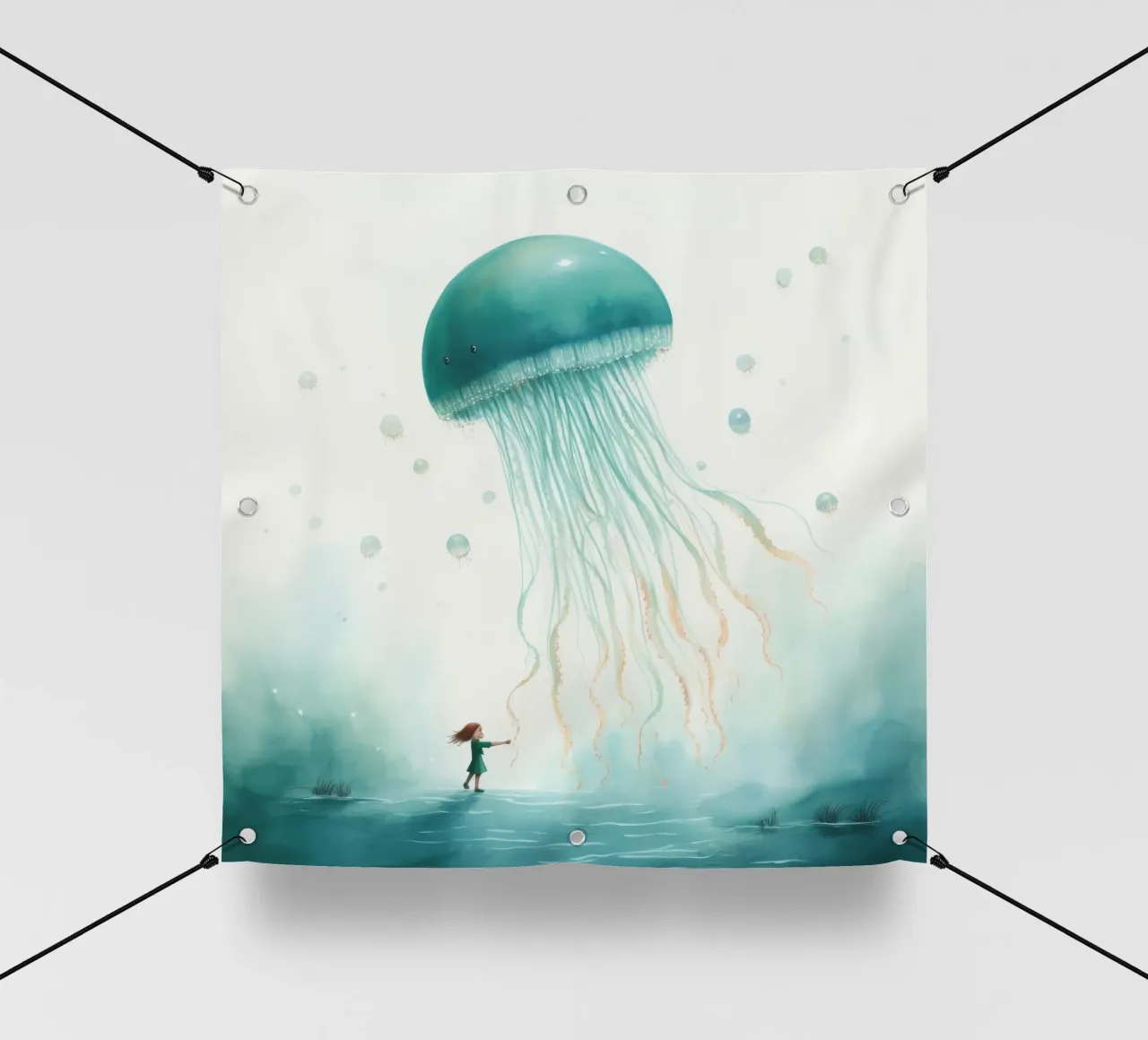 Medusa minima 4 telo in pvc da Minimal Animal Art