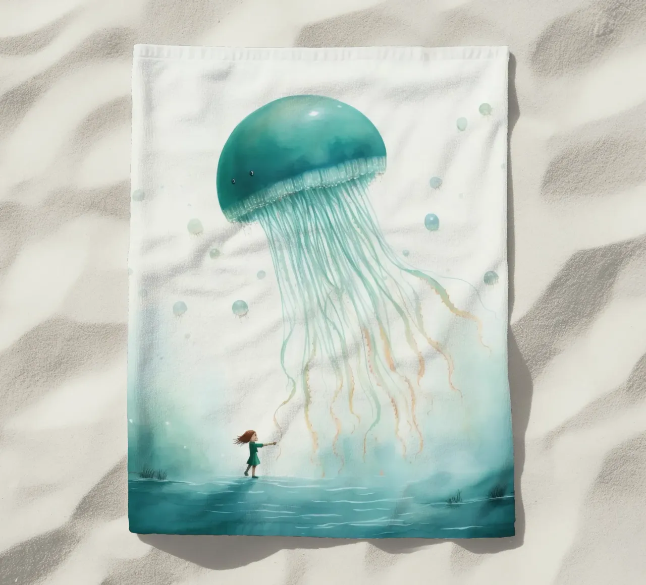 Medusa minima 4 telo mare da Minimal Animal Art