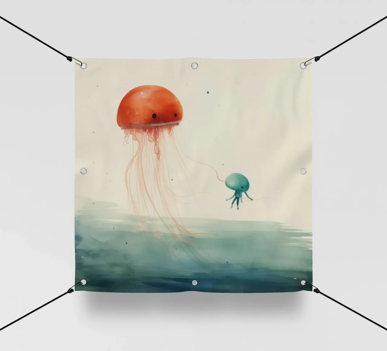 Medusa minima 1 telo in pvc da Minimal Animal Art
