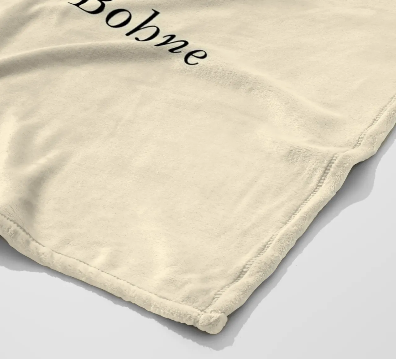 Das interessiert mich nicht - Die Bohne | Lustiger Print coperta in pile da PrintCessStudio