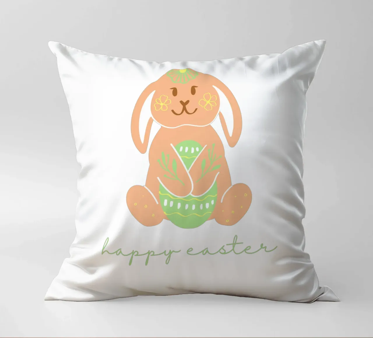 happy easter Hase decorative cushion by ArtDesign by KBK