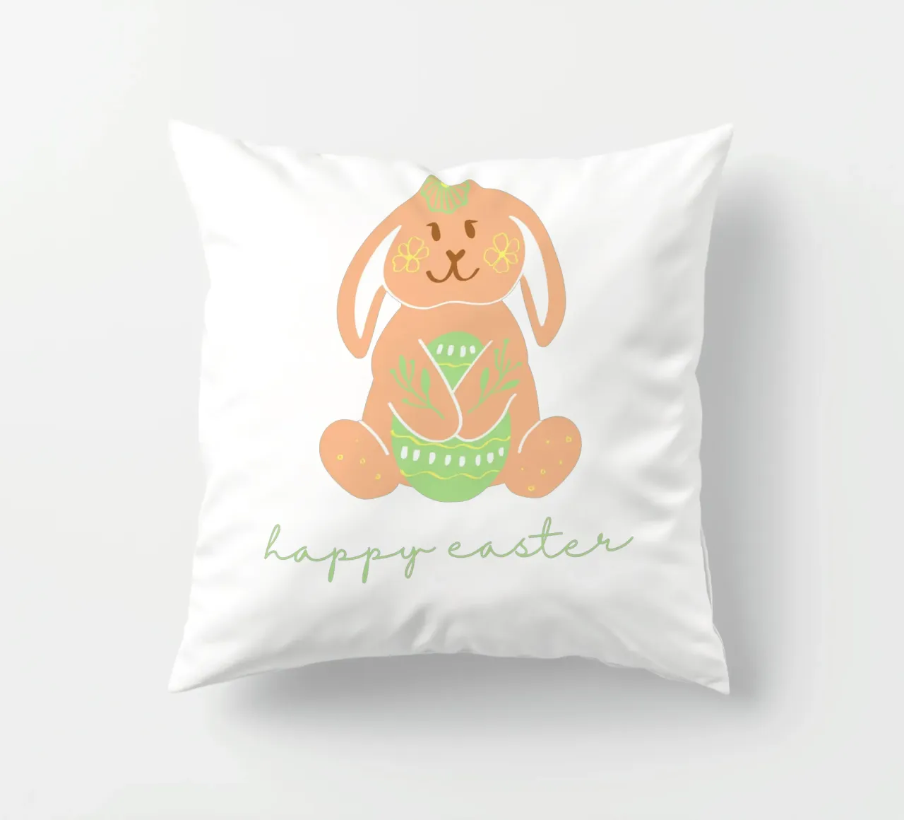 happy easter Hase decorative cushion by ArtDesign by KBK