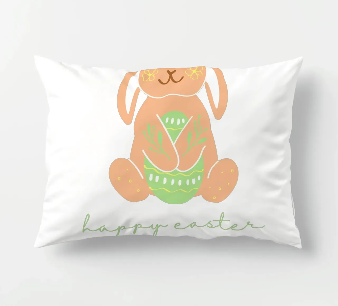 happy easter Hase decorative cushion by ArtDesign by KBK