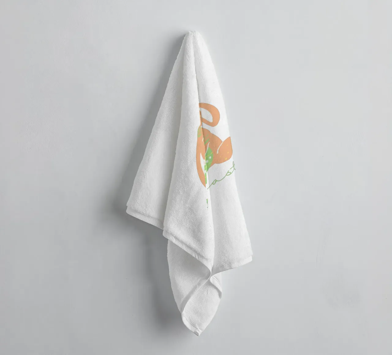 Frohe Ostern Hase Handtuch von ArtDesign by KBK