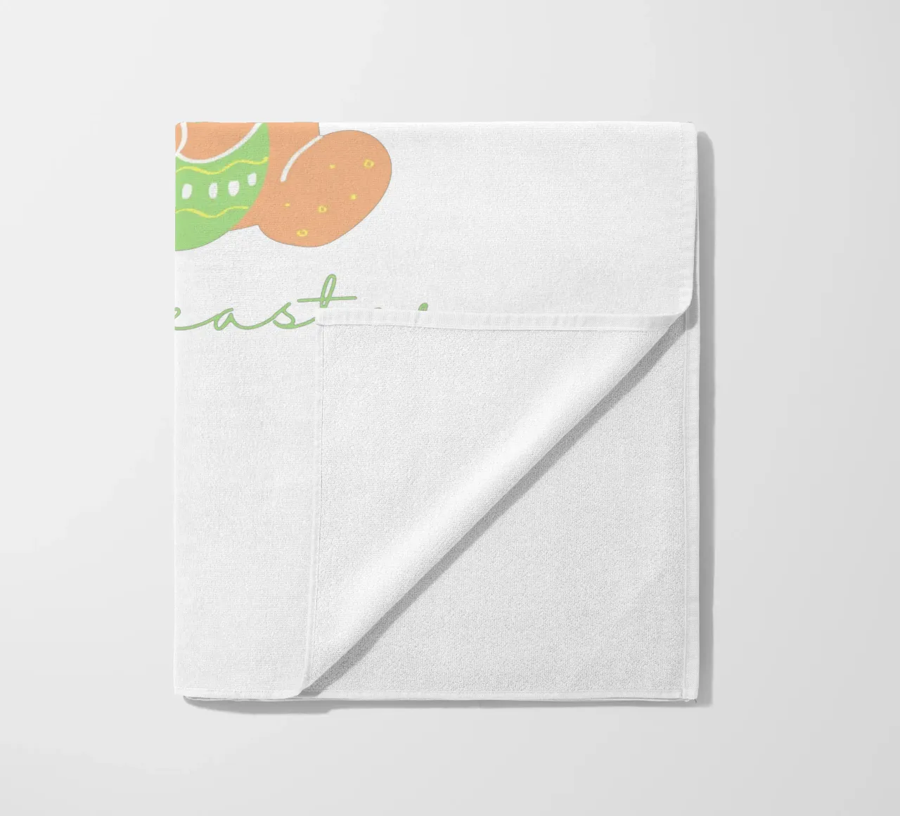 happy easter Hase beach towel by ArtDesign by KBK