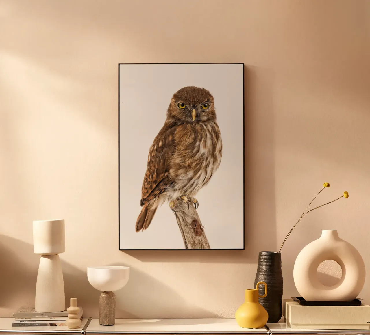 Tiny Wonder: Little Owl plexiglass da Curious Collections by Marielle Leenders