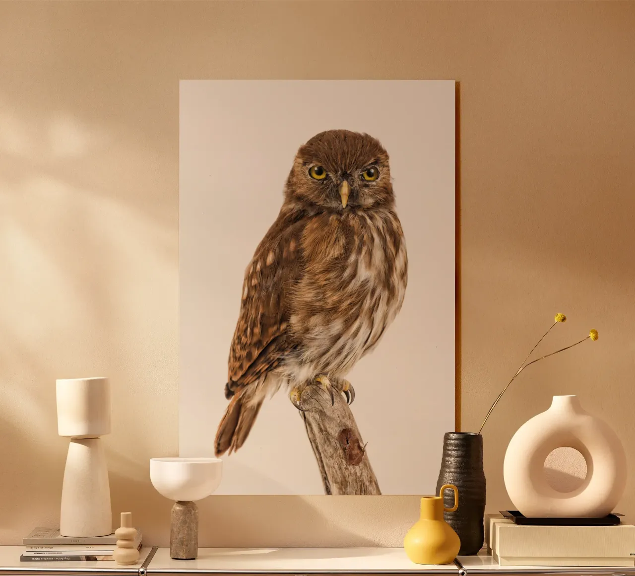 Tiny Wonder: Little Owl plexiglass da Curious Collections by Marielle Leenders