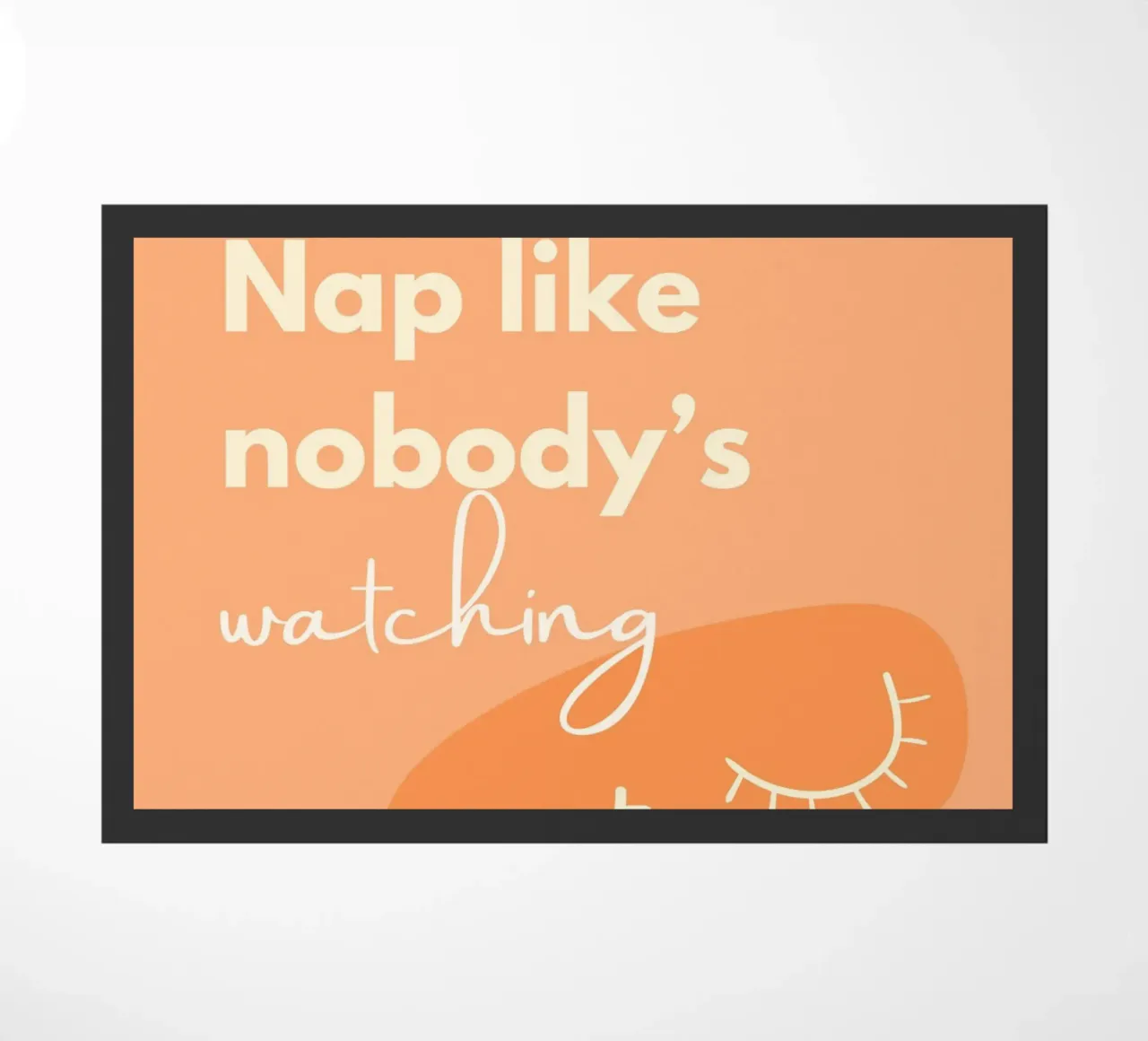 Nap Like Nobody’s Watching | Relaxation Quote Print zerbino da PrintCessStudio