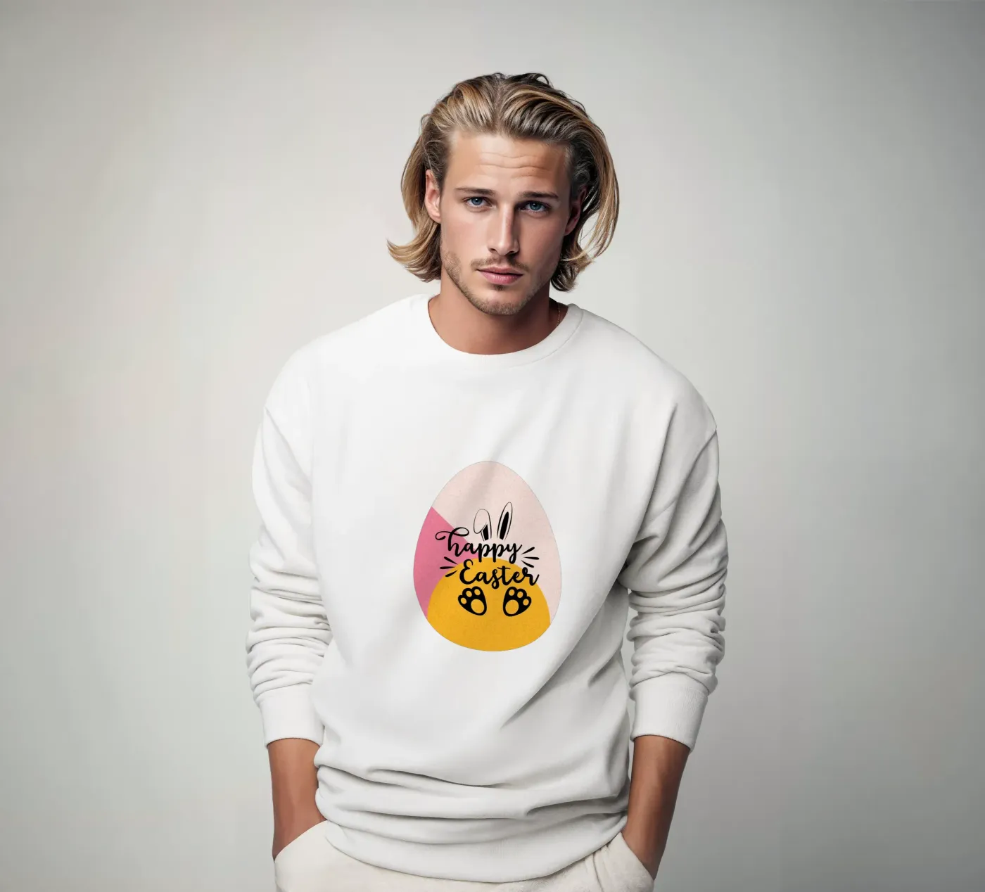 happy Easter sweatshirt by ArtDesign by KBK