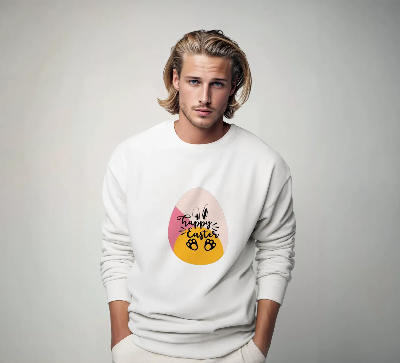 happy Easter sweatshirt by ArtDesign by KBK