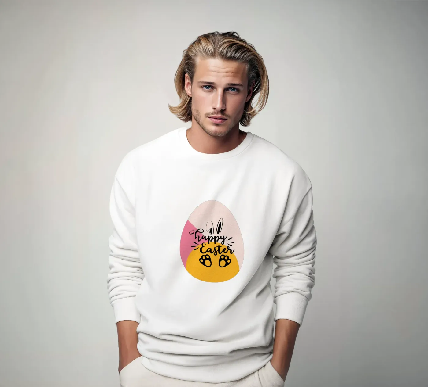 happy Easter sweatshirt by ArtDesign by KBK