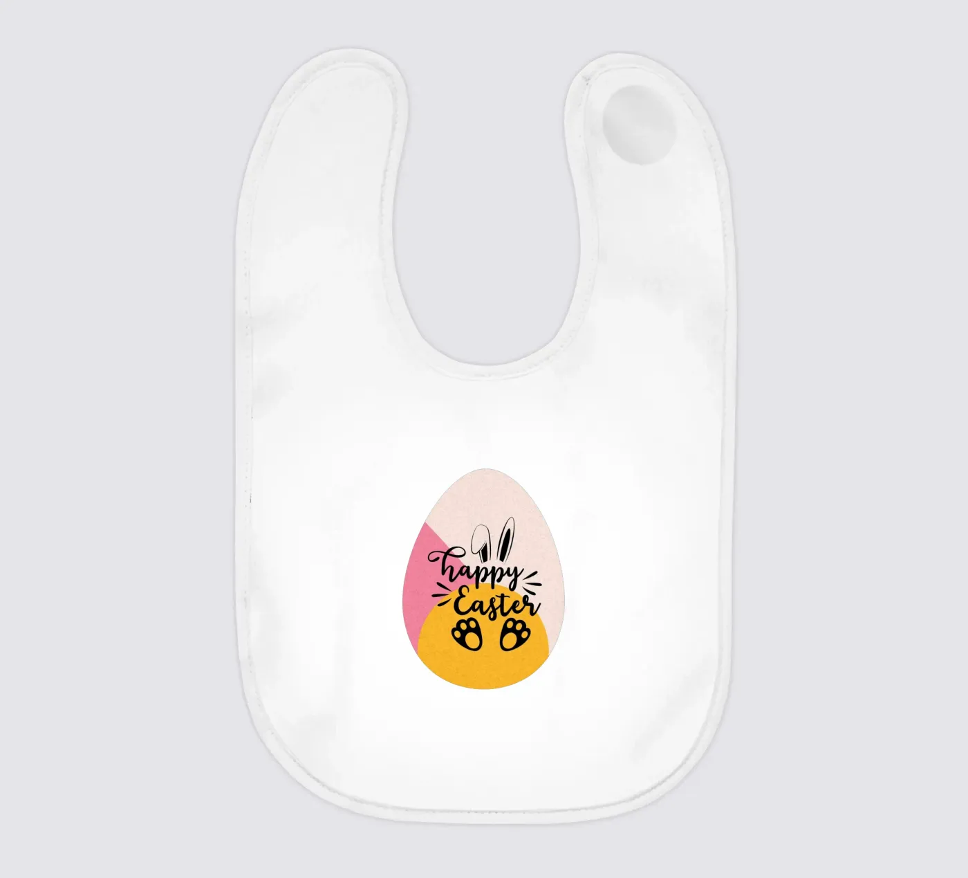 vrolijk Pasen baby slabbetje van ArtDesign by KBK