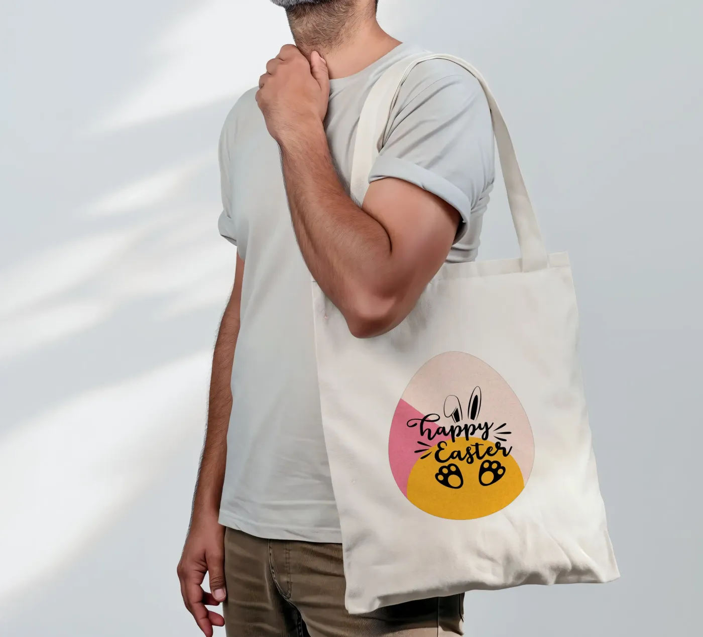 happy Easter tote bag by ArtDesign by KBK