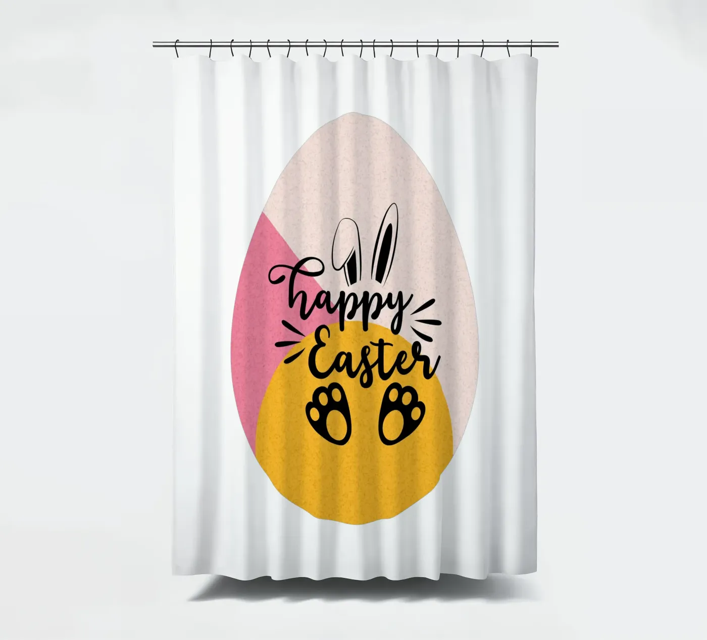 Frohe Ostern Duschvorhang von ArtDesign by KBK