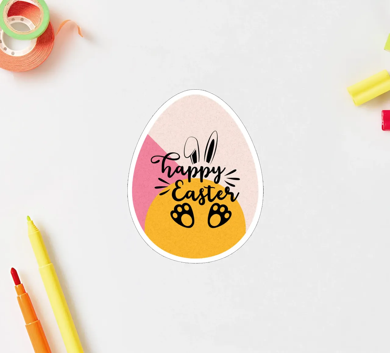happy Easter sticker van ArtDesign by KBK