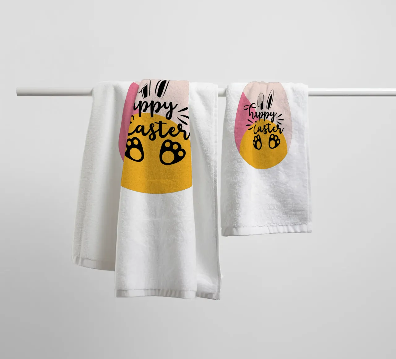 happy Easter towel by ArtDesign by KBK