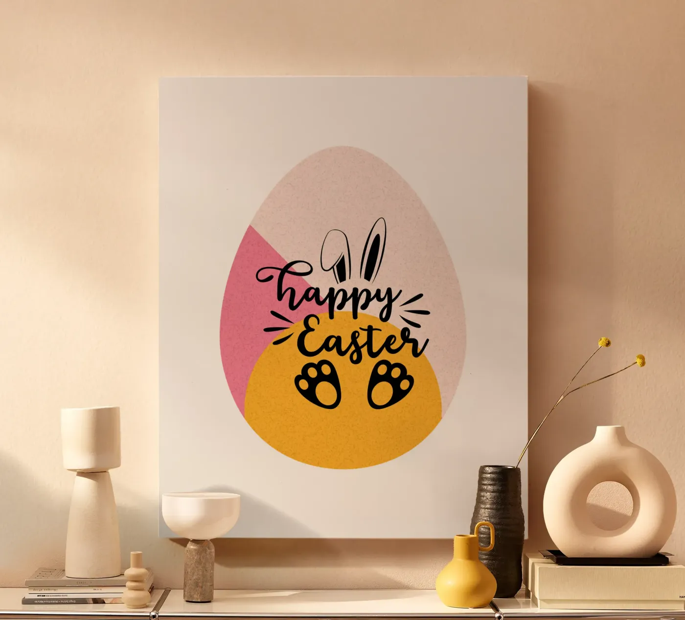 happy Easter Leinwand von ArtDesign by KBK