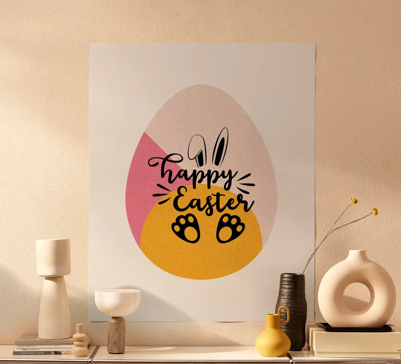 happy Easter poster van ArtDesign by KBK