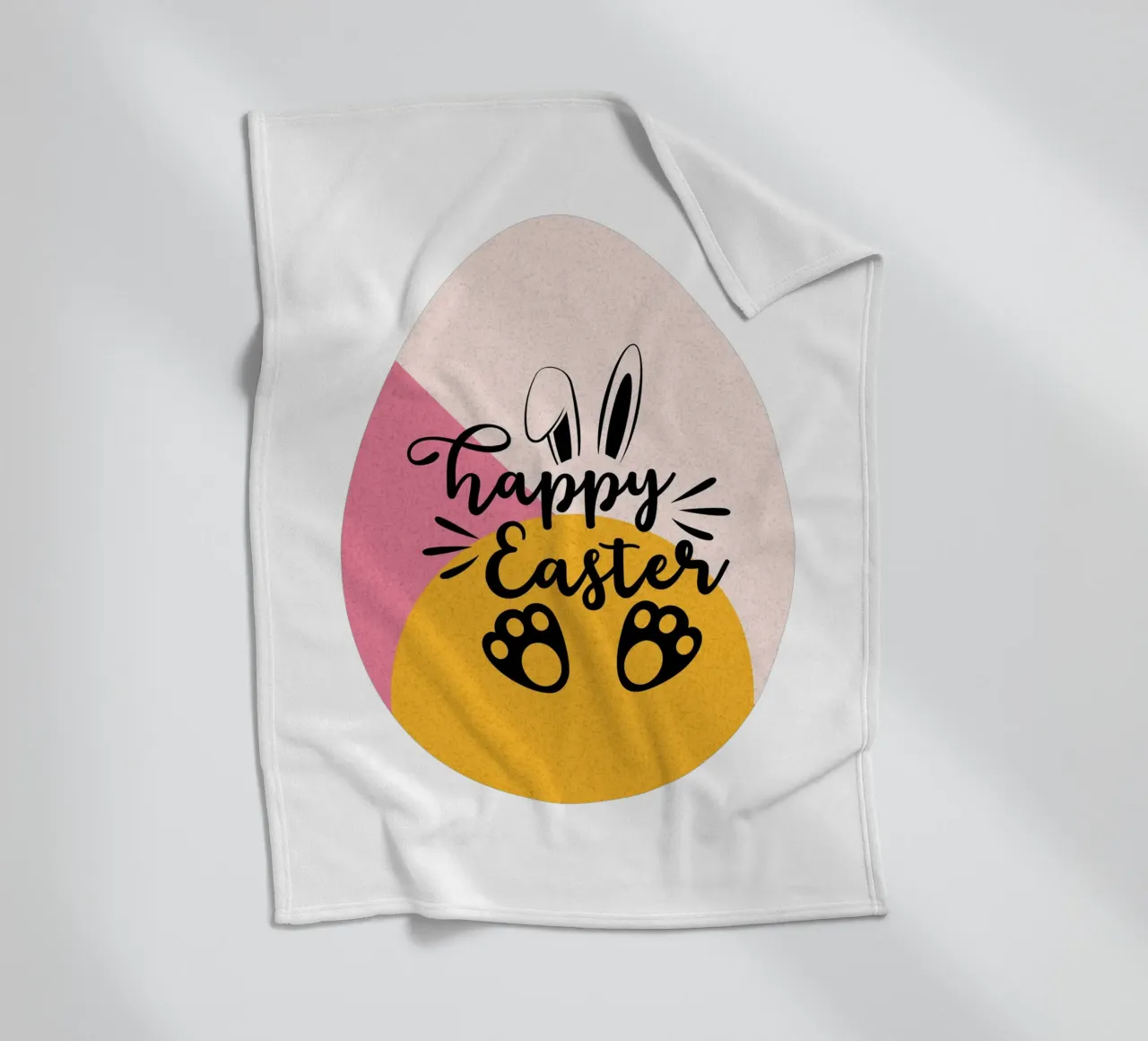 happy Easter fleece blanket by ArtDesign by KBK