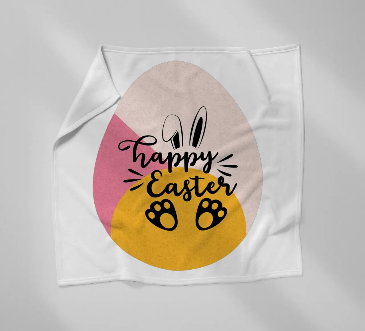 happy Easter fleece blanket by ArtDesign by KBK