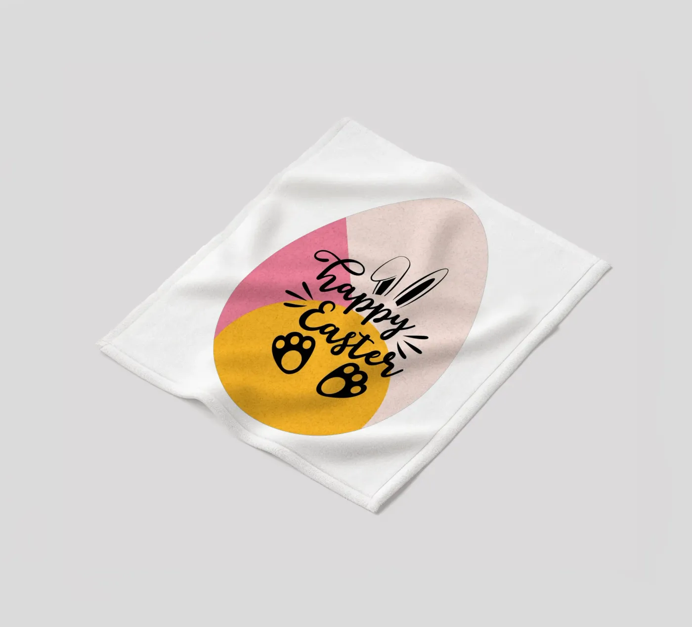 happy Easter fleece blanket by ArtDesign by KBK