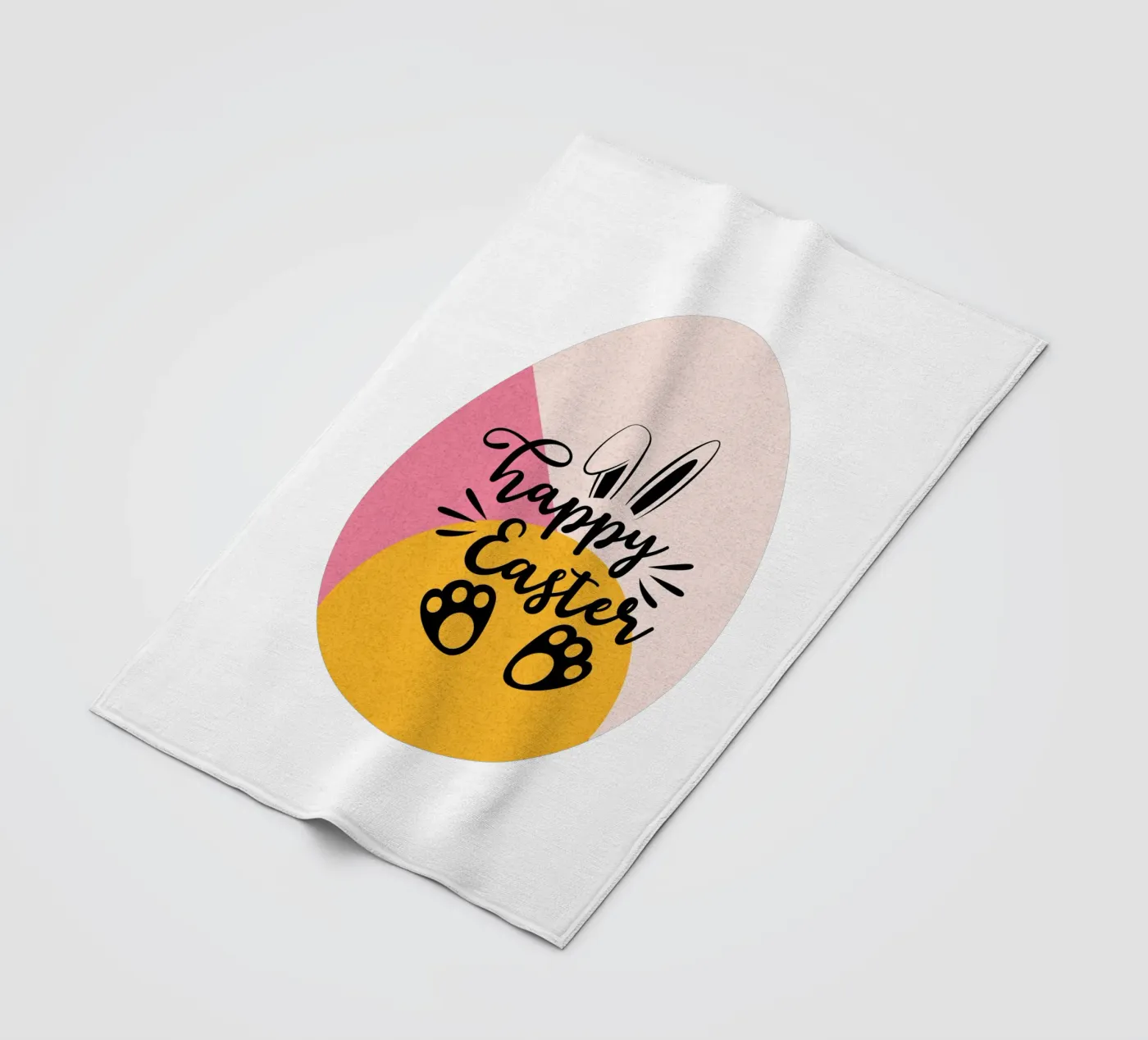 happy Easter fleece blanket by ArtDesign by KBK
