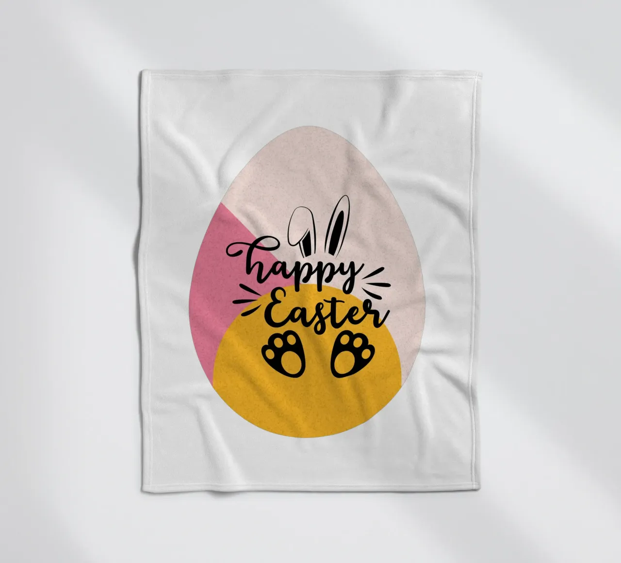happy Easter fleece blanket by ArtDesign by KBK